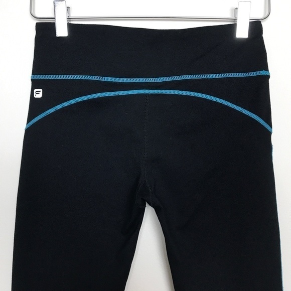 Fabletics Lima Capri Style 393080-47 Black Blue XS - Picture 5 of 8